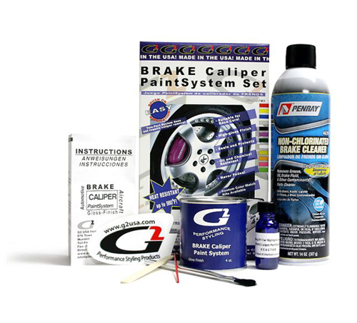 G2 High Temperature Brake Caliper Paint System Set Red G2160 - High Gloss